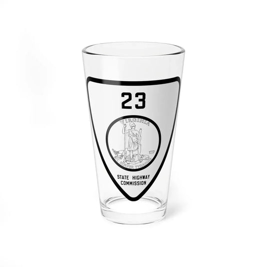 Virginia 23 1918 (Virginia) (Road Sign) Pint Glass 16oz 16oz - Go Mug Yourself