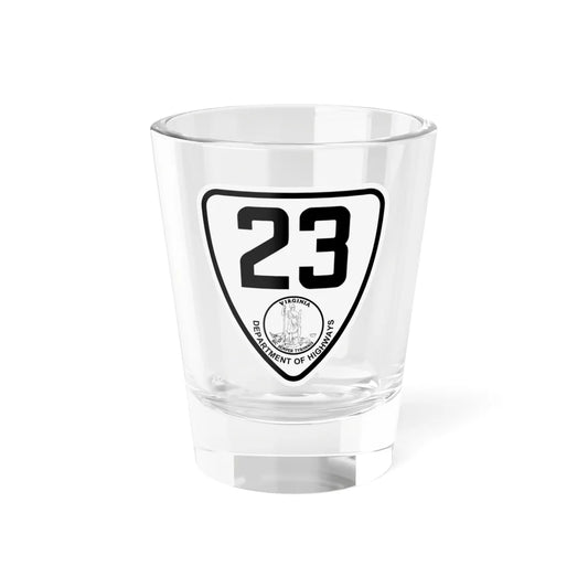 Virginia 23 1924 (Virginia) (Road Sign) Shot Glass 1.5oz 1.5oz - Go Mug Yourself
