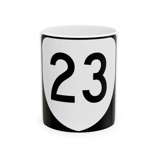 Virginia 23 (Virginia) (Road Sign) White Coffee Mug 11oz - Go Mug Yourself