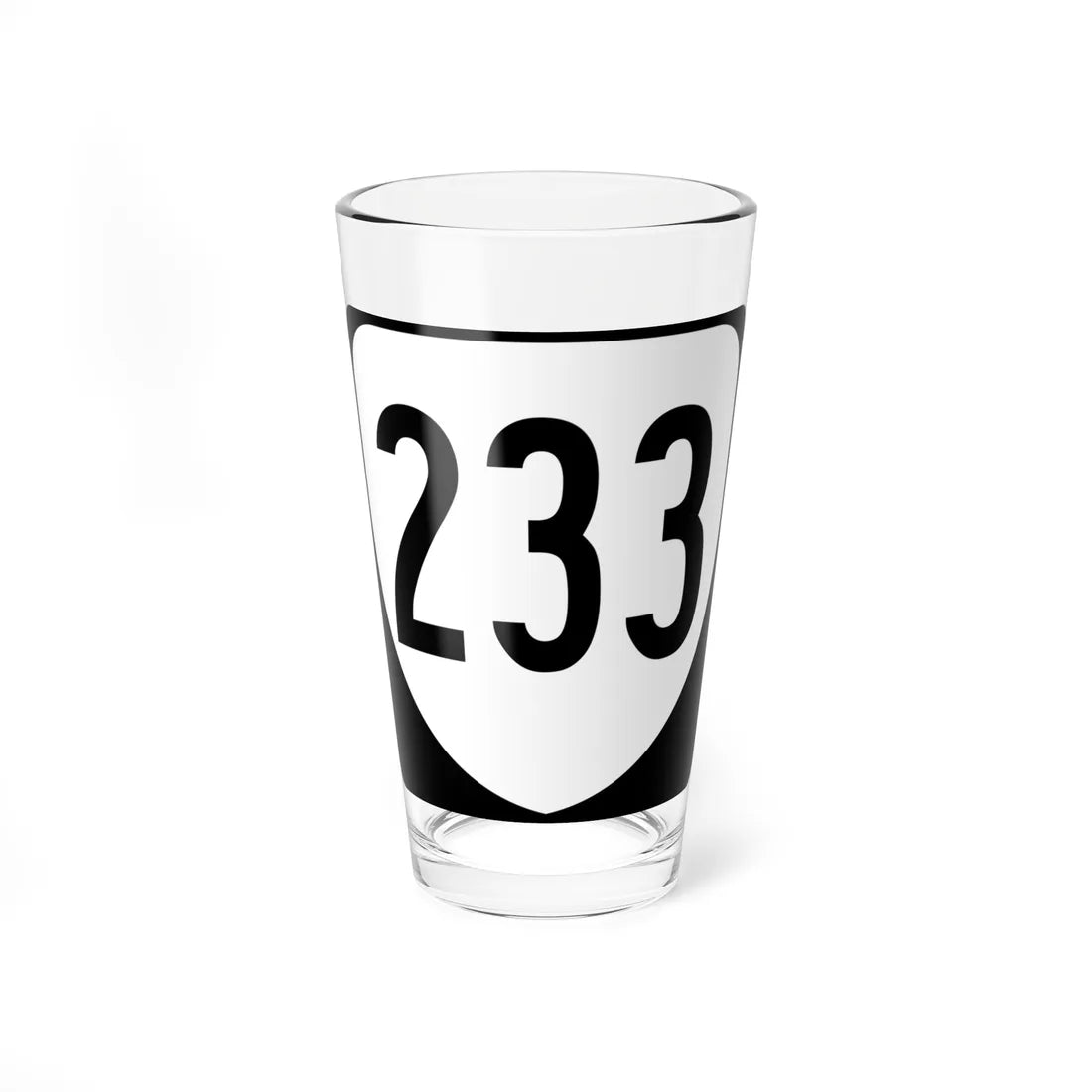 Virginia 233 1980 (Virginia) (Road Sign) Pint Glss 16oz 16oz - Go Mug Yourself