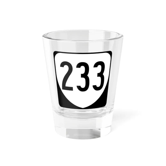 Virginia 233 1980 (Virginia) (Road Sign) Shot Glass 1.5oz 1.5oz - Go Mug Yourself