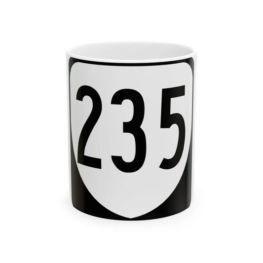 Virginia 235 1980 (Virginia) (Road Sign) White Coffee Mug 11oz - Go Mug Yourself