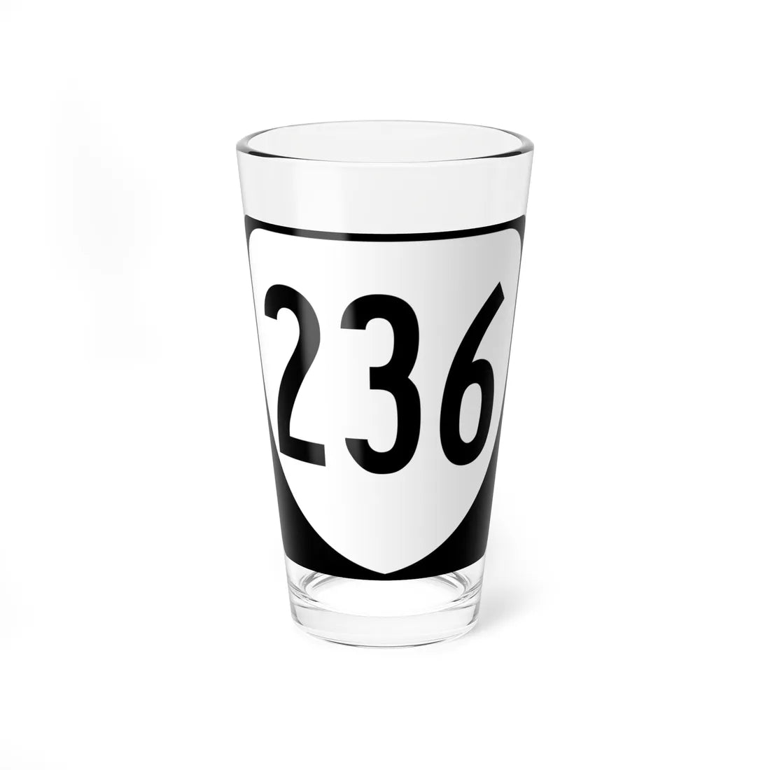 Virginia 236 1980 (Virginia) (Road Sign) Pint Glss 16oz 16oz - Go Mug Yourself