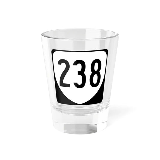Virginia 238 1980 (Virginia) (Road Sign) Shot Glass 1.5oz 1.5oz - Go Mug Yourself