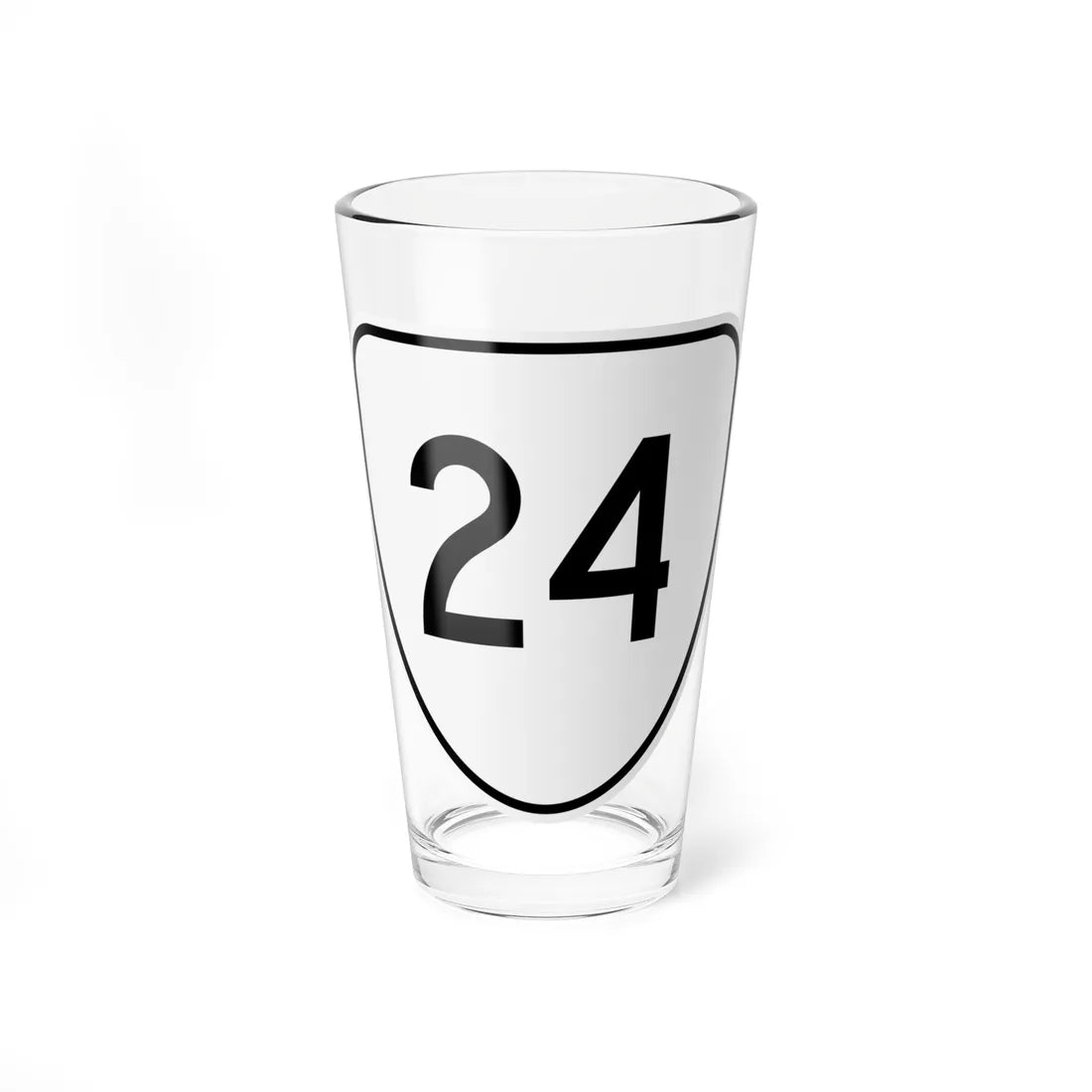 Virginia 24 1956 (Virginia) (Road Sign) Pint Glss 16oz 16oz - Go Mug Yourself