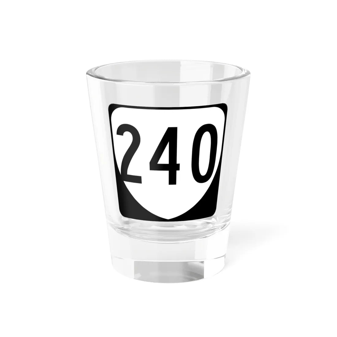 Virginia 240 1980 (Virginia) (Road Sign) Shot Glass 1.5oz - Go Mug Yourself