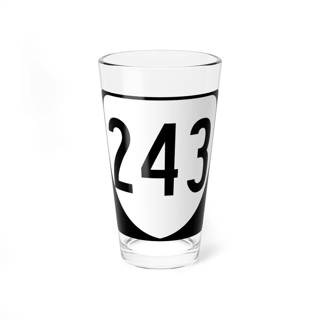 Virginia 243 1980 (Virginia) (Road Sign) Pint Glss 16oz 16oz - Go Mug Yourself