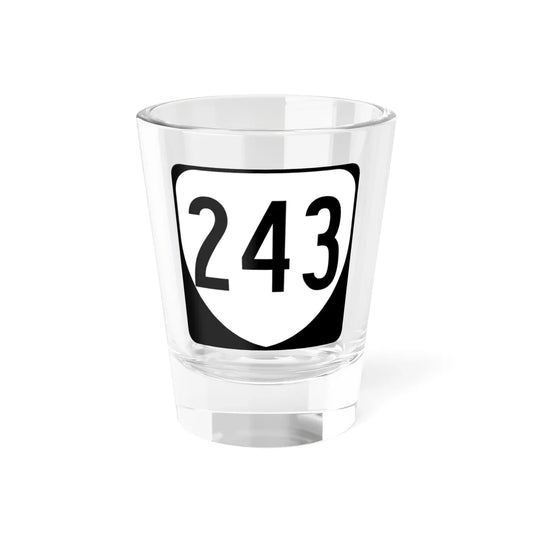 Virginia 243 1980 (Virginia) (Road Sign) Shot Glass 1.5oz 1.5oz - Go Mug Yourself
