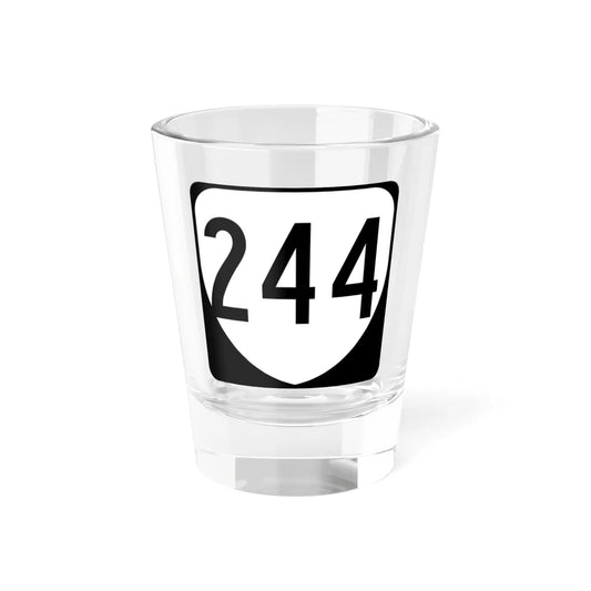 Virginia 244 1980 (Virginia) (Road Sign) Shot Glass 1.5oz 1.5oz - Go Mug Yourself