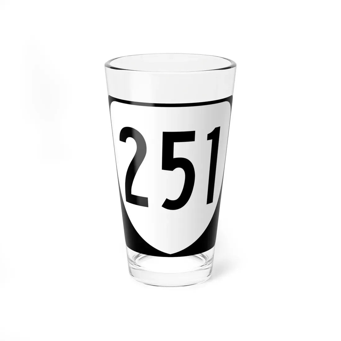 Virginia 251 1980 (Virginia) (Road Sign) Pint Glass 16oz 16oz - Go Mug Yourself