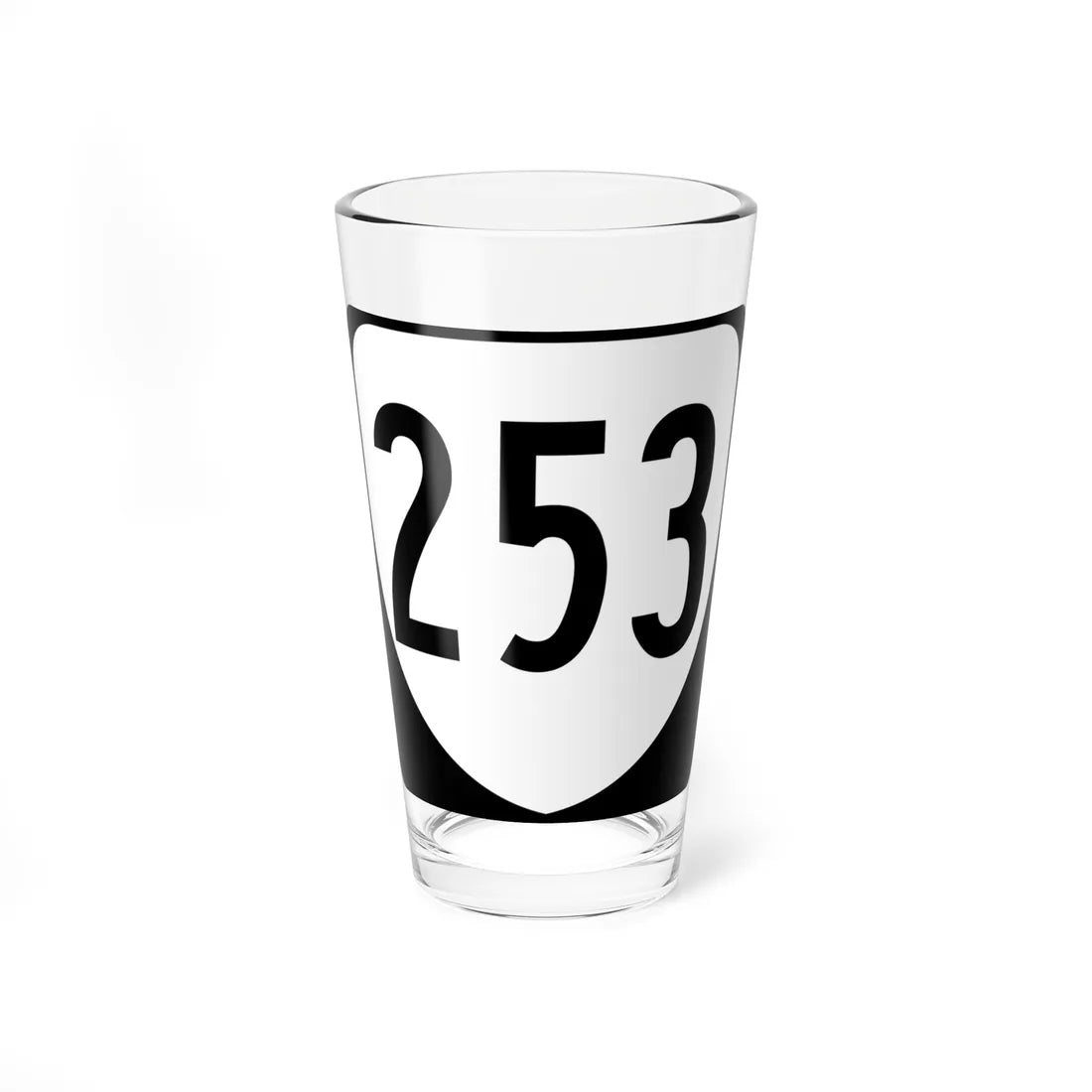 Virginia 253 1980 (Virginia) (Road Sign) Pint Glss 16oz 16oz - Go Mug Yourself