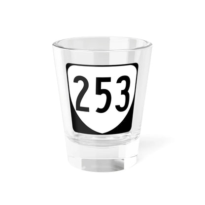 Virginia 253 1980 (Virginia) (Road Sign) Shot Glass 1.5oz 1.5oz - Go Mug Yourself