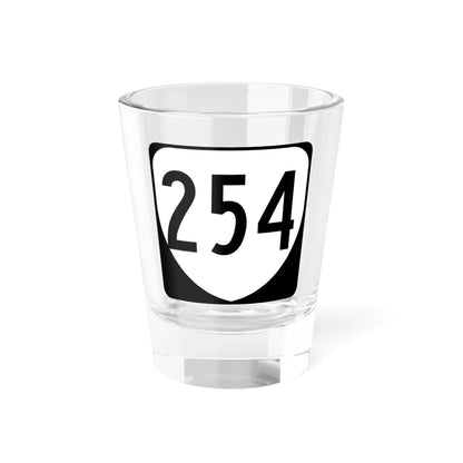 Virginia 254 1980 (Virginia) (Road Sign) Shot Glass 1.5oz 1.5oz - Go Mug Yourself