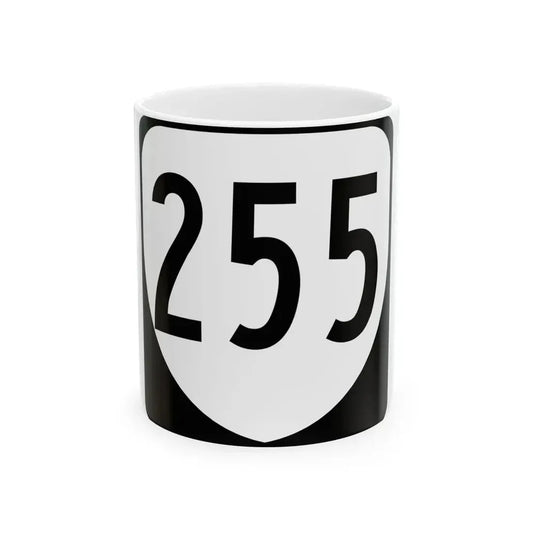 Virginia 255 1980 (Virginia) (Road Sign) White Coffee Mug 11oz - Go Mug Yourself