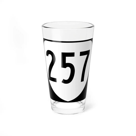 Virginia 257 1980 (Virginia) (Road Sign) Pint Glass 16oz 16oz - Go Mug Yourself