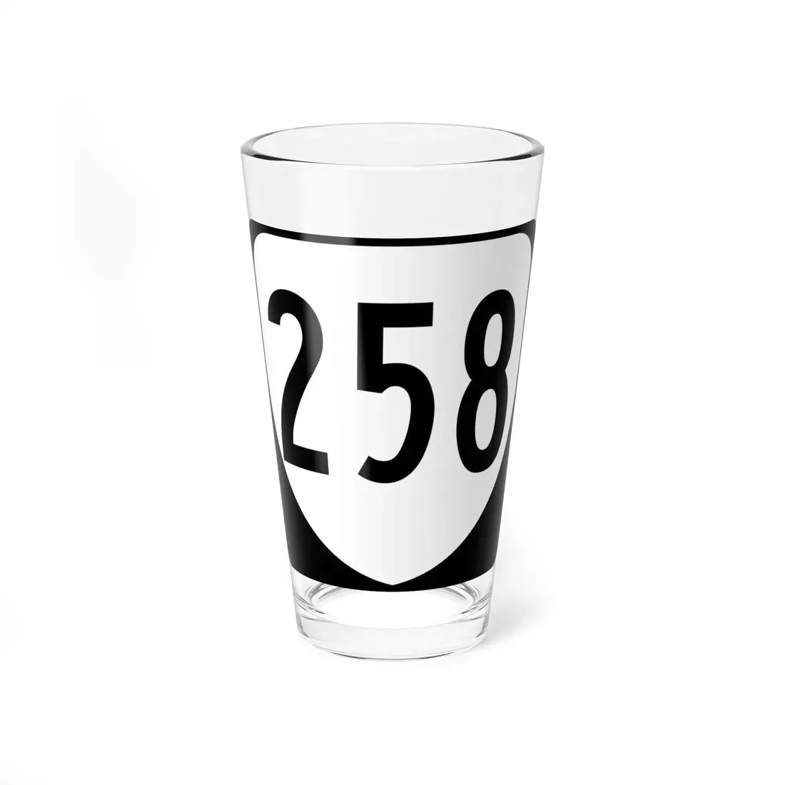 Virginia 258 1980 (Virginia) (Road Sign) Pint Glass 16oz 16oz - Go Mug Yourself