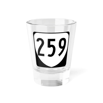 Virginia 259 1980 (Virginia) (Road Sign) Shot Glass 1.5oz 1.5oz - Go Mug Yourself