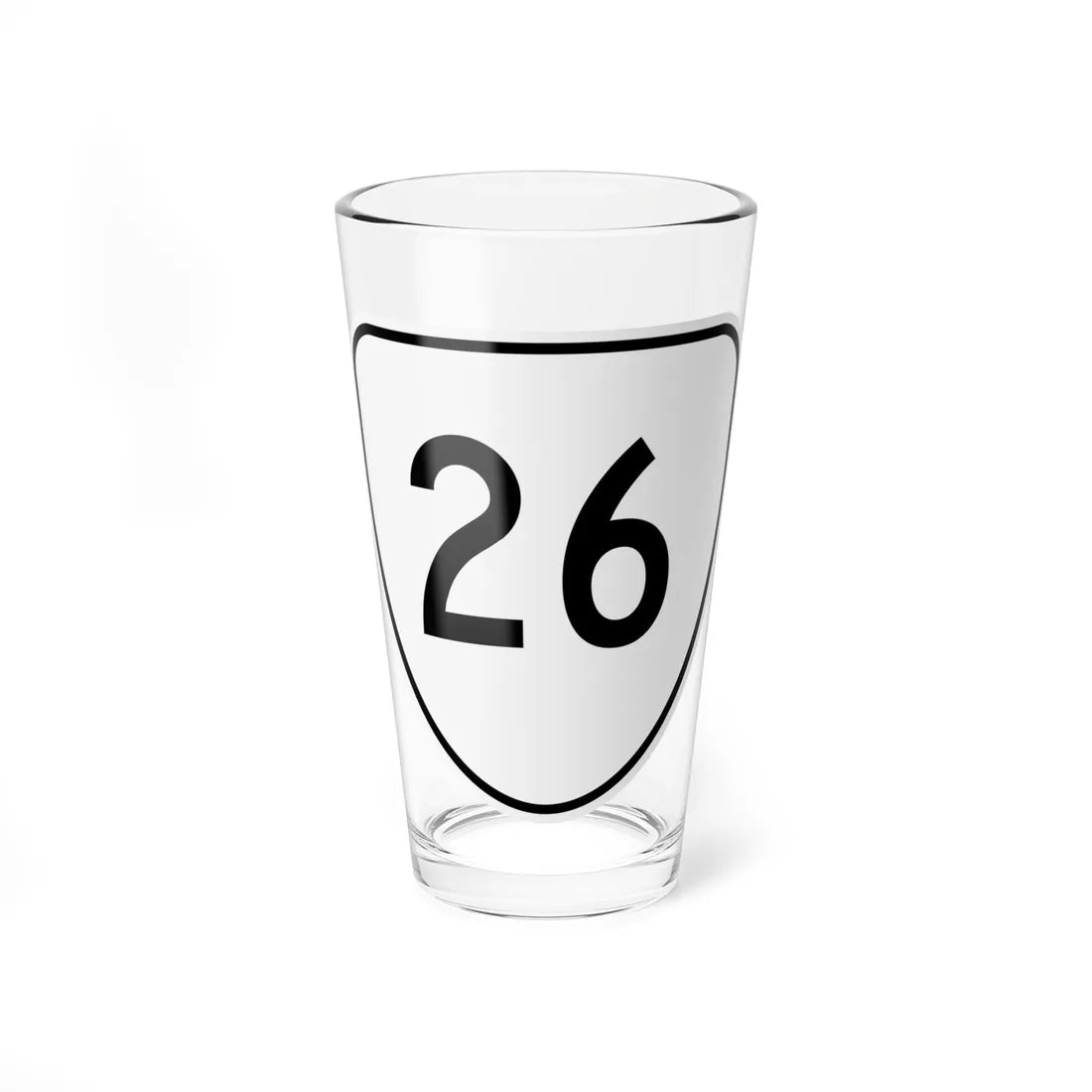 Virginia 26 1956 (Virginia) (Road Sign) Pint Glss 16oz 16oz - Go Mug Yourself