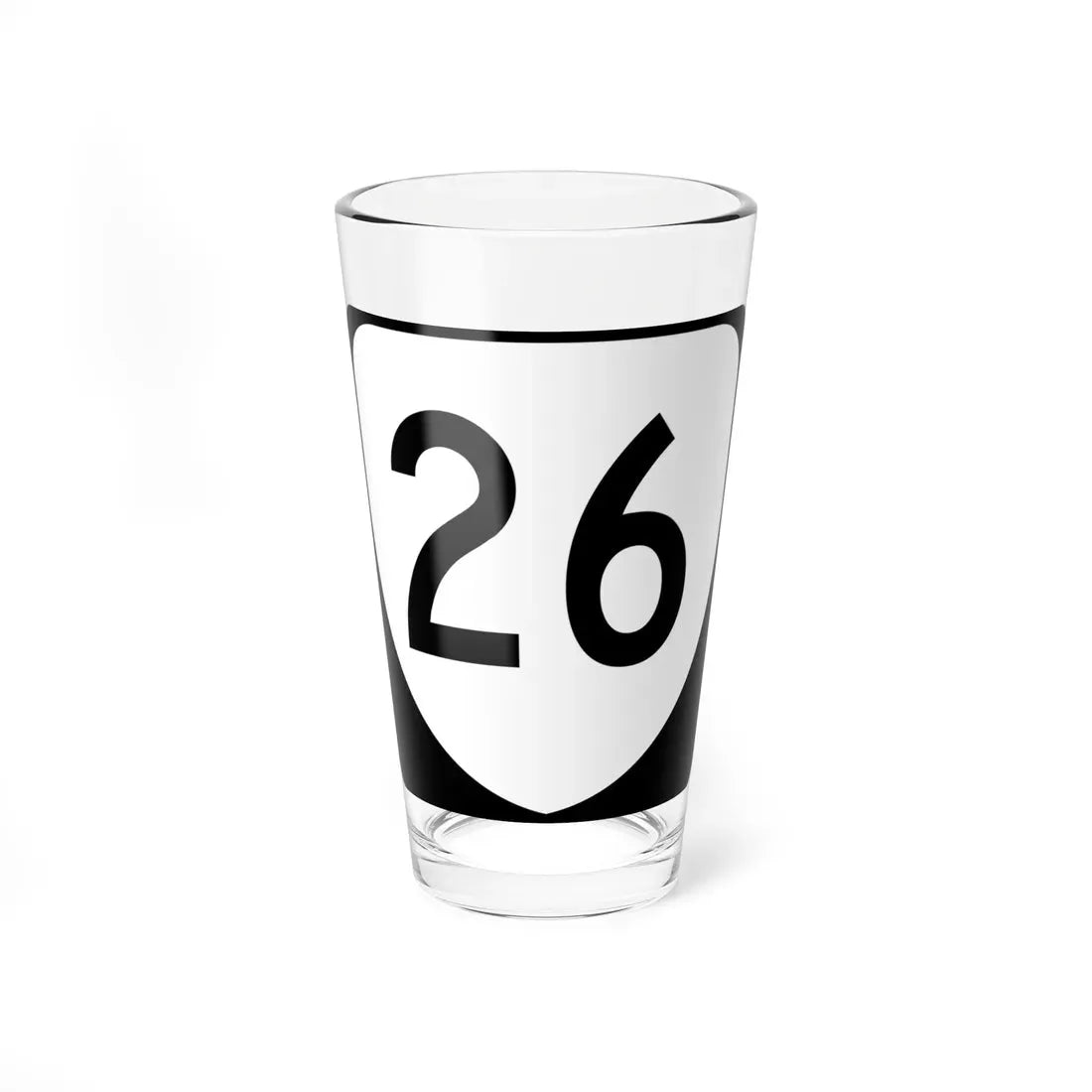 Virginia 26 (Virginia) (Road Sign) Pint Glass 16oz 16oz - Go Mug Yourself