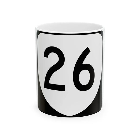 Virginia 26 (Virginia) (Road Sign) White Coffee Mug 11oz - Go Mug Yourself