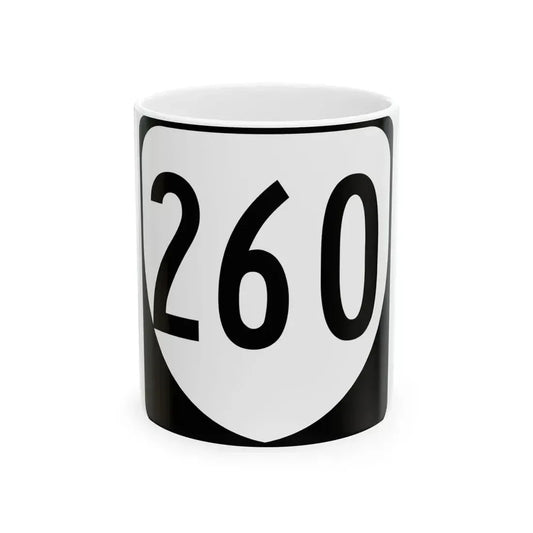 Virginia 260 1980 (Virginia) (Road Sign) White Coffee Mug 11oz - Go Mug Yourself