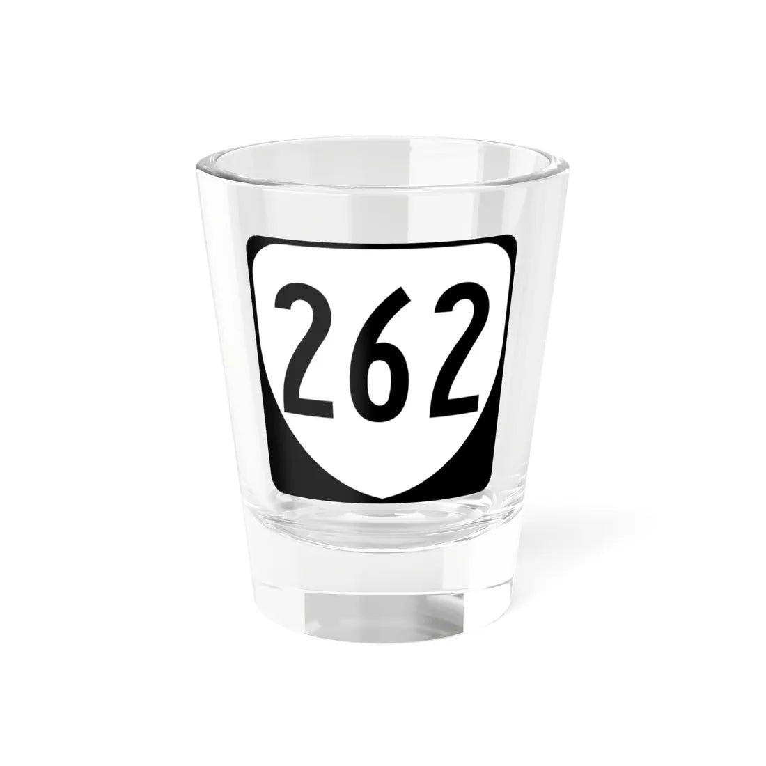 Virginia 262 1980 (Virginia) (Road Sign) Shot Glass 1.5oz 1.5oz - Go Mug Yourself