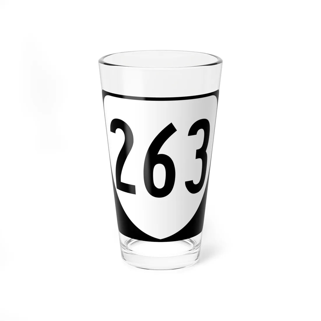 Virginia 263 1980 (Virginia) (Road Sign) Pint Glss 16oz 16oz - Go Mug Yourself