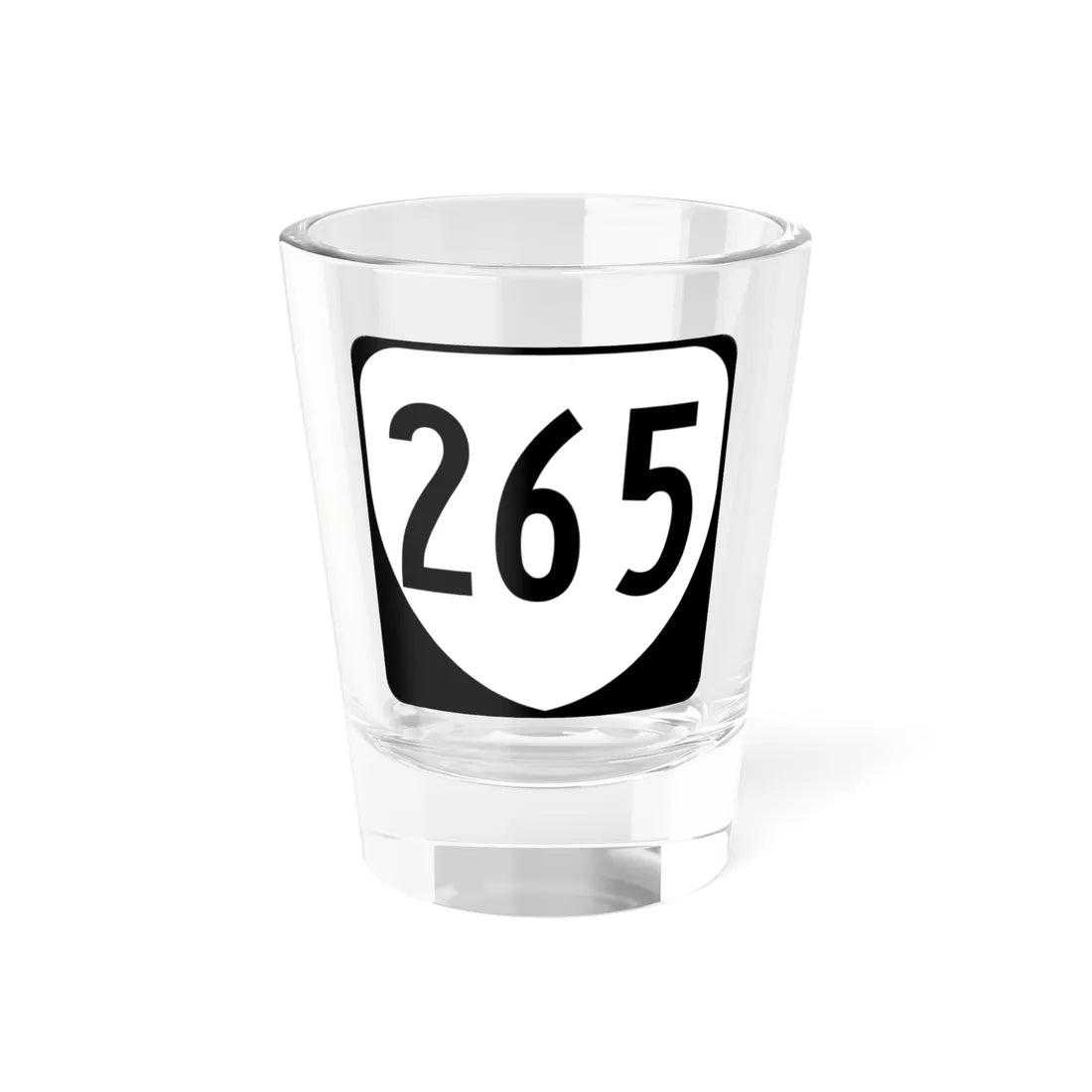 Virginia 265 1980 (Virginia) (Road Sign) Shot Glass 1.5oz 1.5oz - Go Mug Yourself