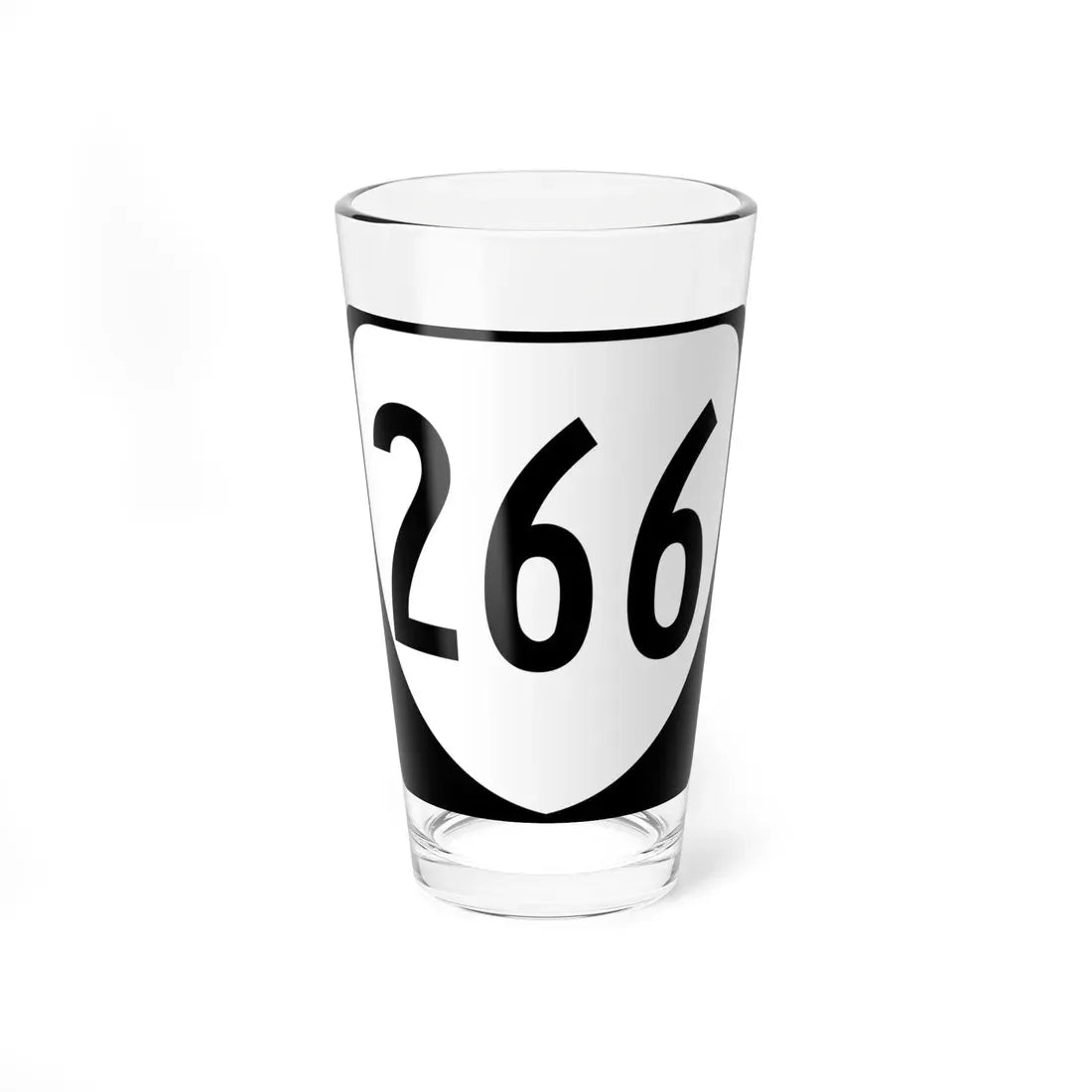 Virginia 266 1980 (Virginia) (Road Sign) Pint Glass 16oz 16oz - Go Mug Yourself