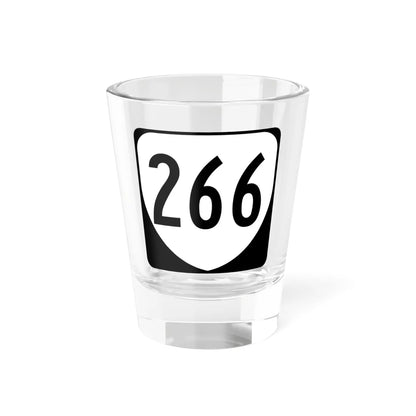 Virginia 266 1980 (Virginia) (Road Sign) Shot Glass 1.5oz 1.5oz - Go Mug Yourself