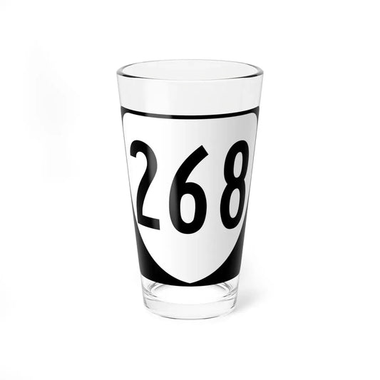 Virginia 268 1980 (Virginia) (Road Sign) Pint Glass 16oz 16oz - Go Mug Yourself