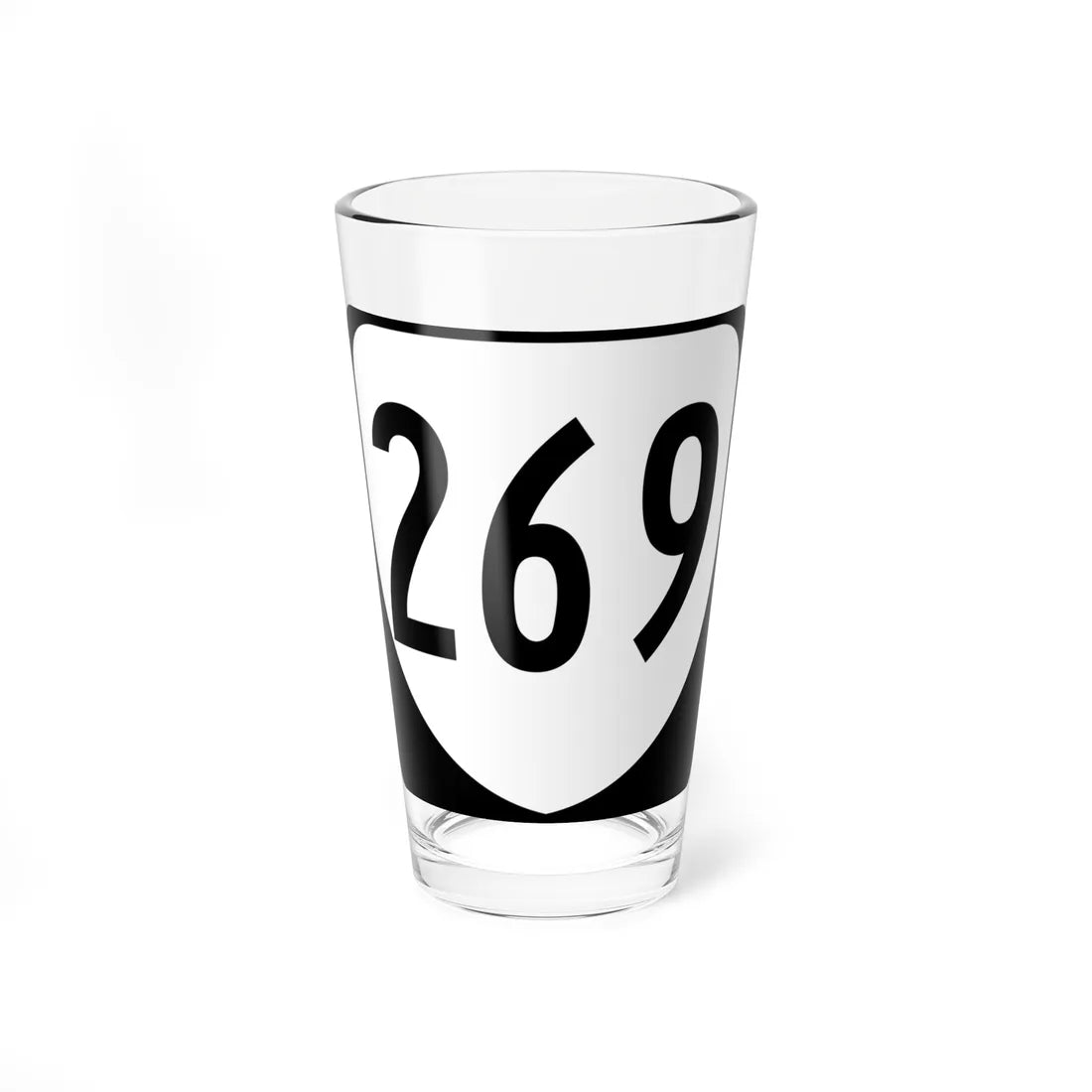 Virginia 269 1980 (Virginia) (Road Sign) Pint Glss 16oz 16oz - Go Mug Yourself