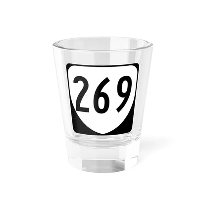 Virginia 269 1980 (Virginia) (Road Sign) Shot Glass 1.5oz 1.5oz - Go Mug Yourself