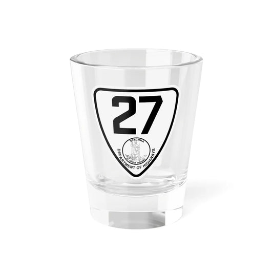 Virginia 27 1924 (Virginia) (Road Sign) Shot Glass 1.5oz 1.5oz - Go Mug Yourself