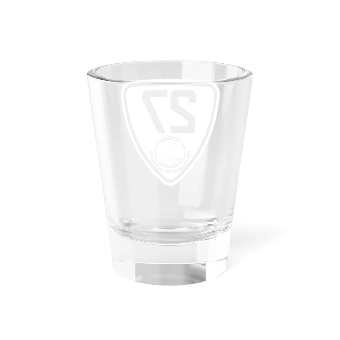 Virginia 27 1924 (Virginia) (Road Sign) Shot Glass 1.5oz - Go Mug Yourself