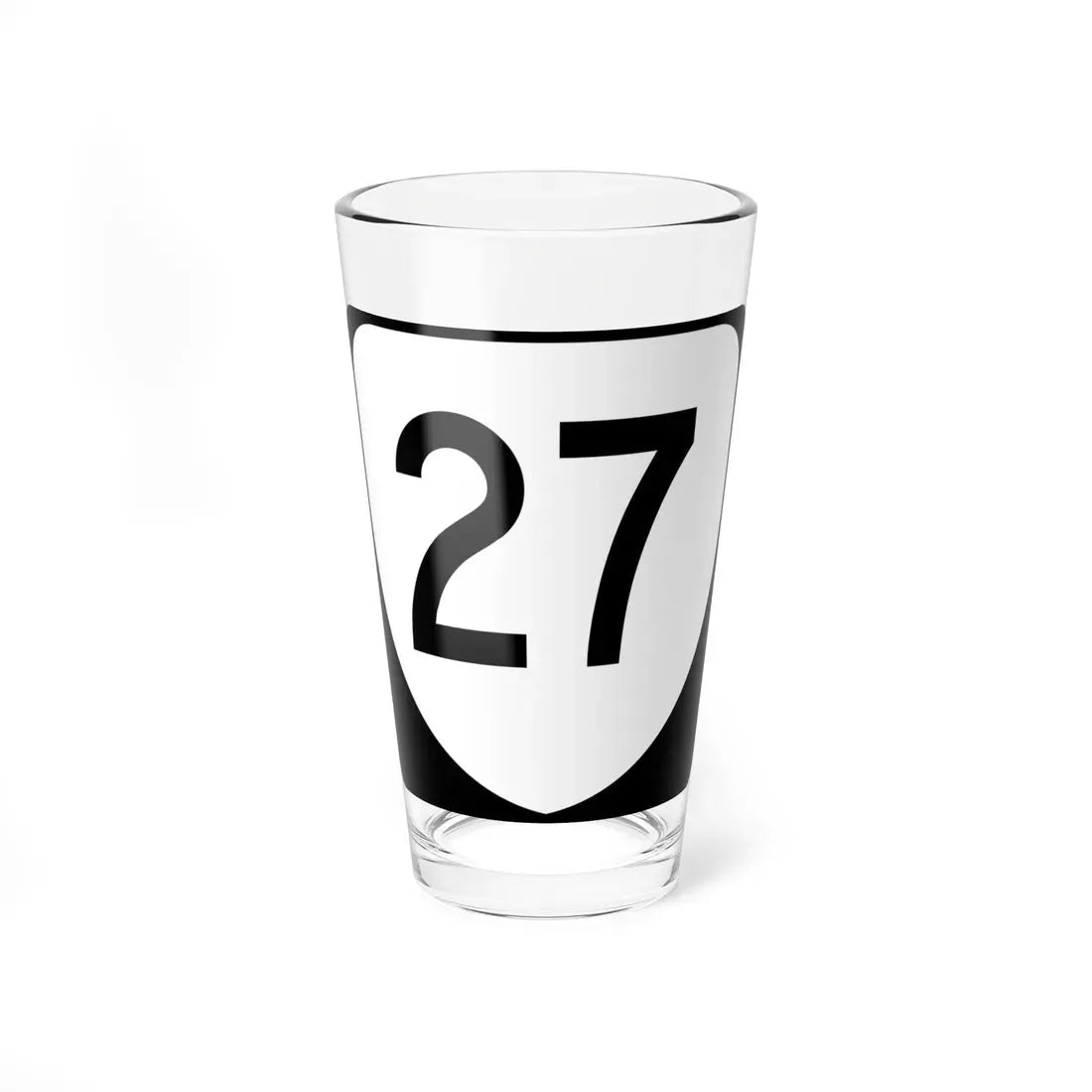 Virginia 27 (Virginia) (Road Sign) Pint Glass 16oz 16oz - Go Mug Yourself