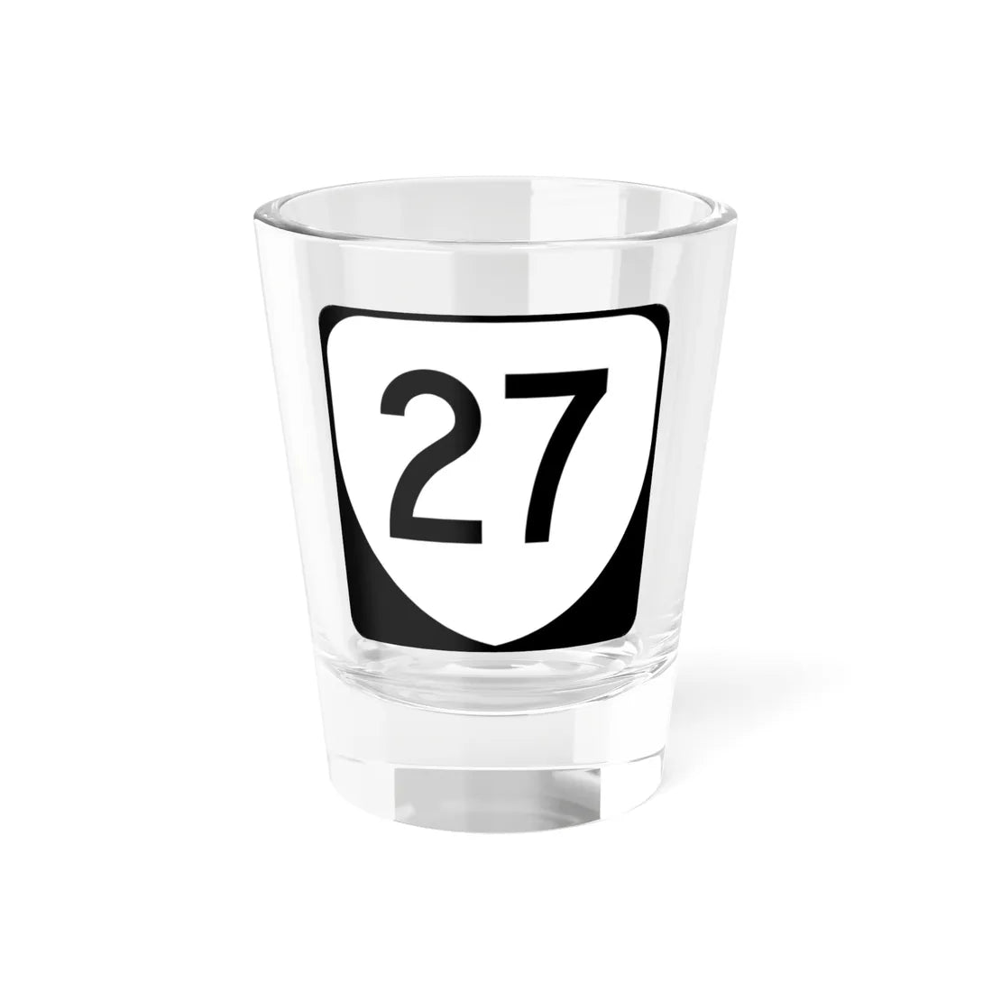 Virginia 27 (Virginia) (Road Sign) Shot Glass 1.5oz 1.5oz - Go Mug Yourself
