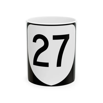 Virginia 27 (Virginia) (Road Sign) White Coffee Mug 11oz - Go Mug Yourself