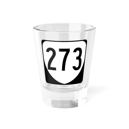Virginia 273 1980 (Virginia) (Road Sign) Shot Glass 1.5oz 1.5oz - Go Mug Yourself