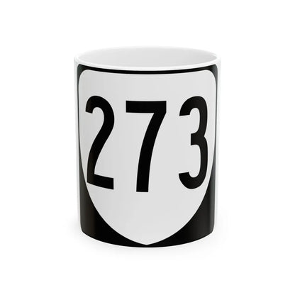 Virginia 273 1980 (Virginia) (Road Sign) White Coffee Mug 11oz - Go Mug Yourself