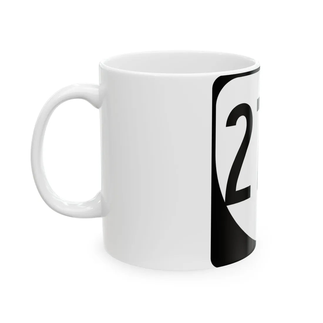 Virginia 274 1980 (Virginia) (Road Sign) White Coffee Mug - Go Mug Yourself
