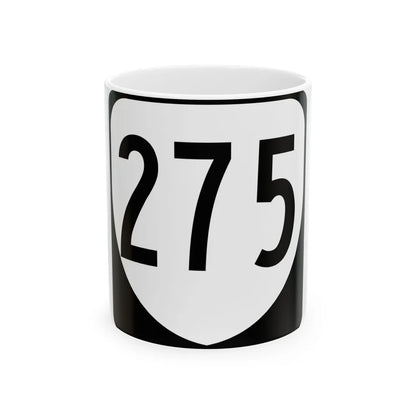 Virginia 275 1980 (Virginia) (Road Sign) White Coffee Mug 11oz - Go Mug Yourself