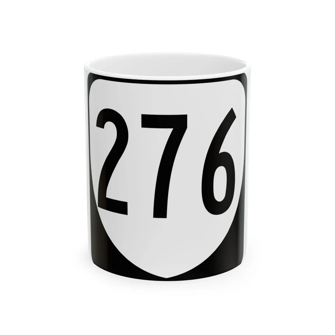 Virginia 276 1980 (Virginia) (Road Sign) White Coffee Mug 11oz - Go Mug Yourself