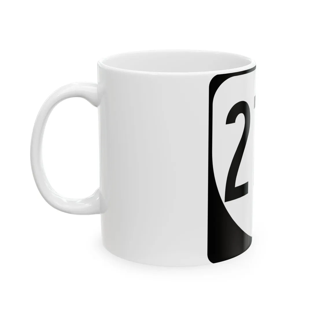 Virginia 276 1980 (Virginia) (Road Sign) White Coffee Mug - Go Mug Yourself