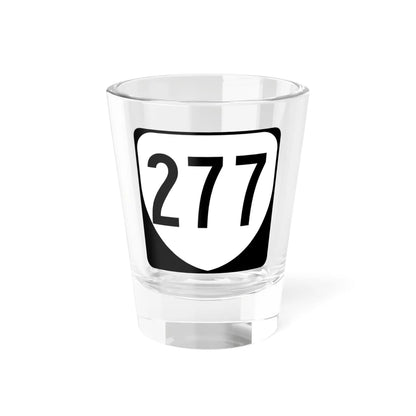 Virginia 277 1980 (Virginia) (Road Sign) Shot Glass 1.5oz 1.5oz - Go Mug Yourself