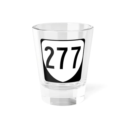 Virginia 277 1980 (Virginia) (Road Sign) Shot Glass 1.5oz 1.5oz - Go Mug Yourself