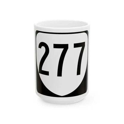 Virginia 277 1980 (Virginia) (Road Sign) White Coffee Mug 15oz - Go Mug Yourself