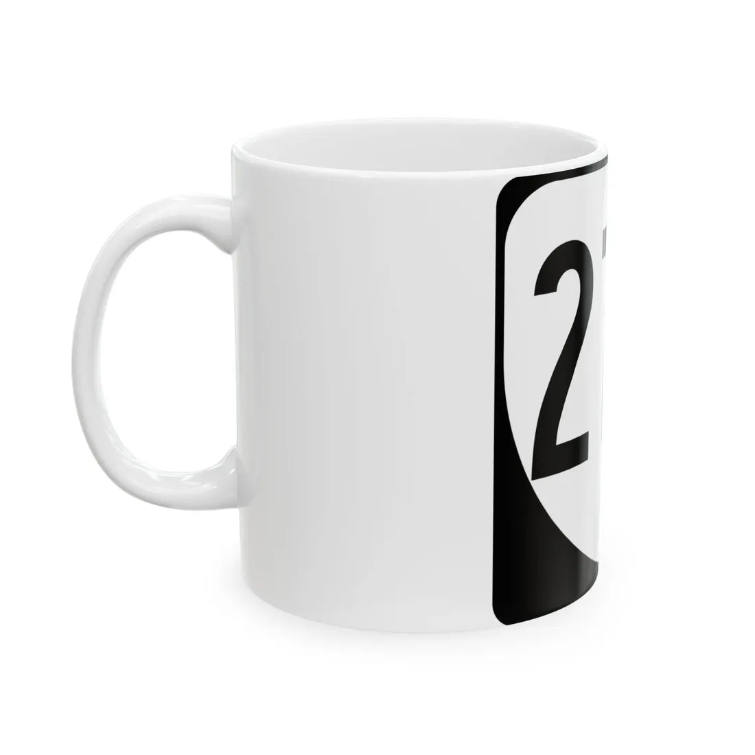 Virginia 277 1980 (Virginia) (Road Sign) White Coffee Mug - Go Mug Yourself