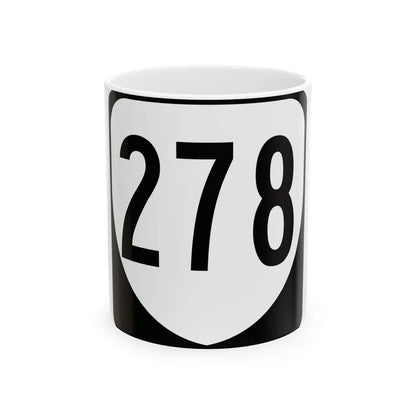 Virginia 278 1980 (Virginia) (Road Sign) White Coffee Mug 11oz - Go Mug Yourself