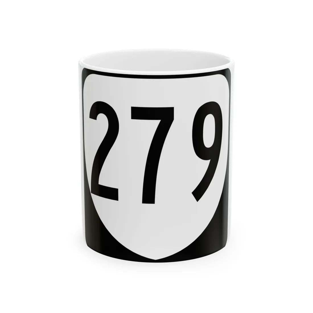 Virginia 279 1980 (Virginia) (Road Sign) White Coffee Mug 11oz - Go Mug Yourself